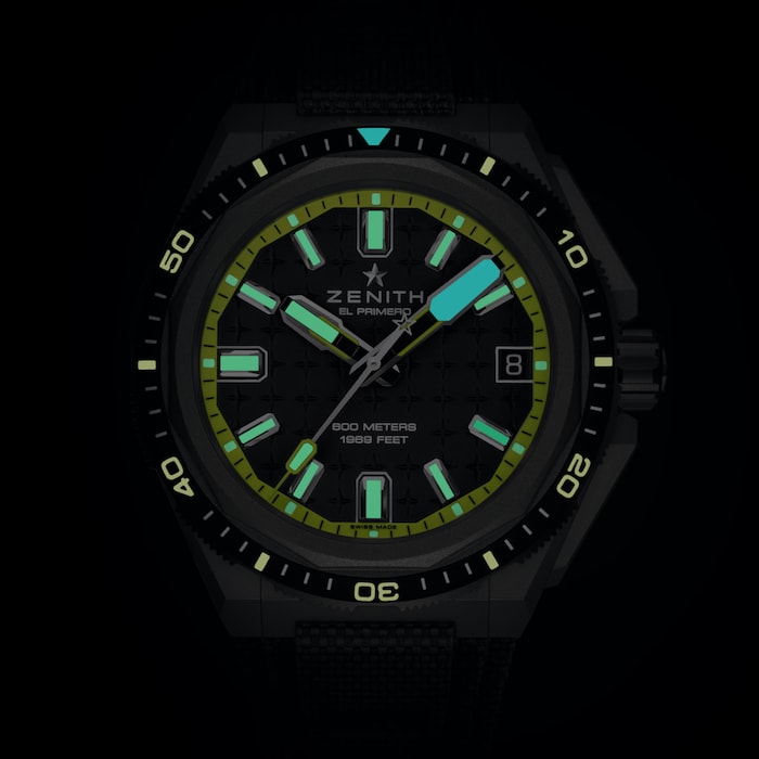 Zenith Defy Extreme Diver Microblasted Titanium 43mm Mens Watch