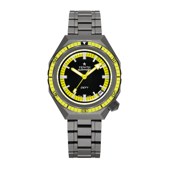 Zenith Defy Revival Microblasted Titanium 37mm Mens Watch