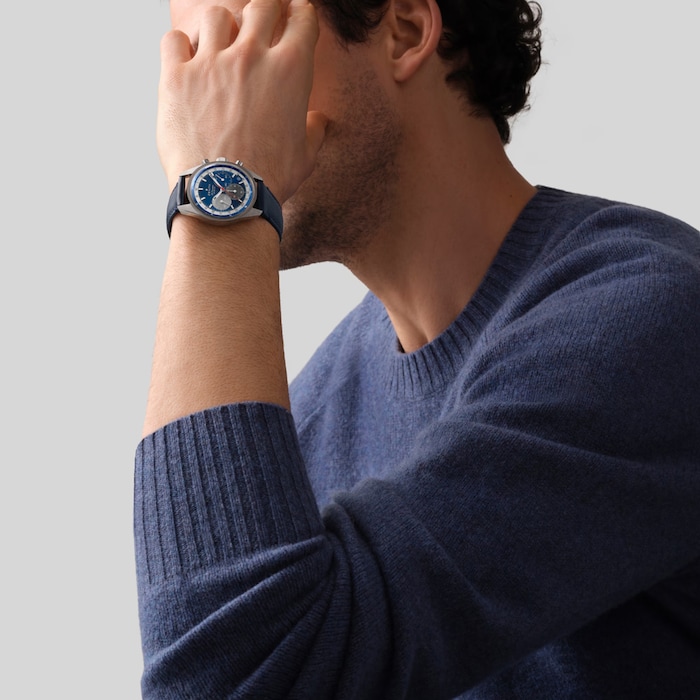 Zenith Chronomaster Original 38mm Mens Watch Blue