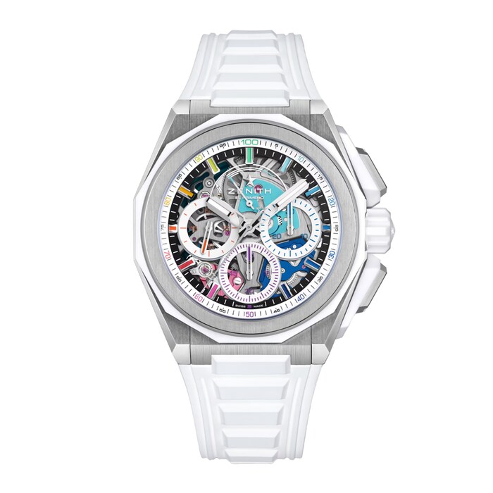 Zenith Defy Extreme Chroma 45mm Limited Edition Mens Watch White Interchangeable Strap