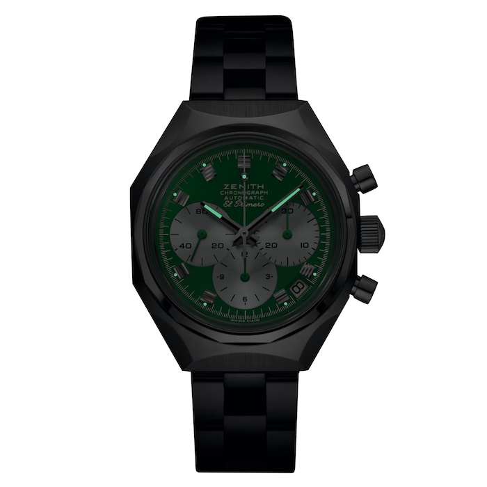 Zenith Defy Chronograph 37mm Limited Edition Mens Watch Green