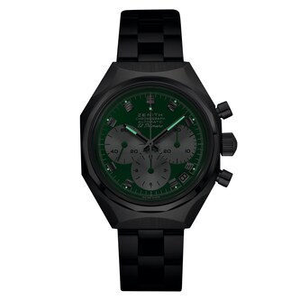 Zenith Defy Chronograph 37mm Limited Edition Mens Watch Green