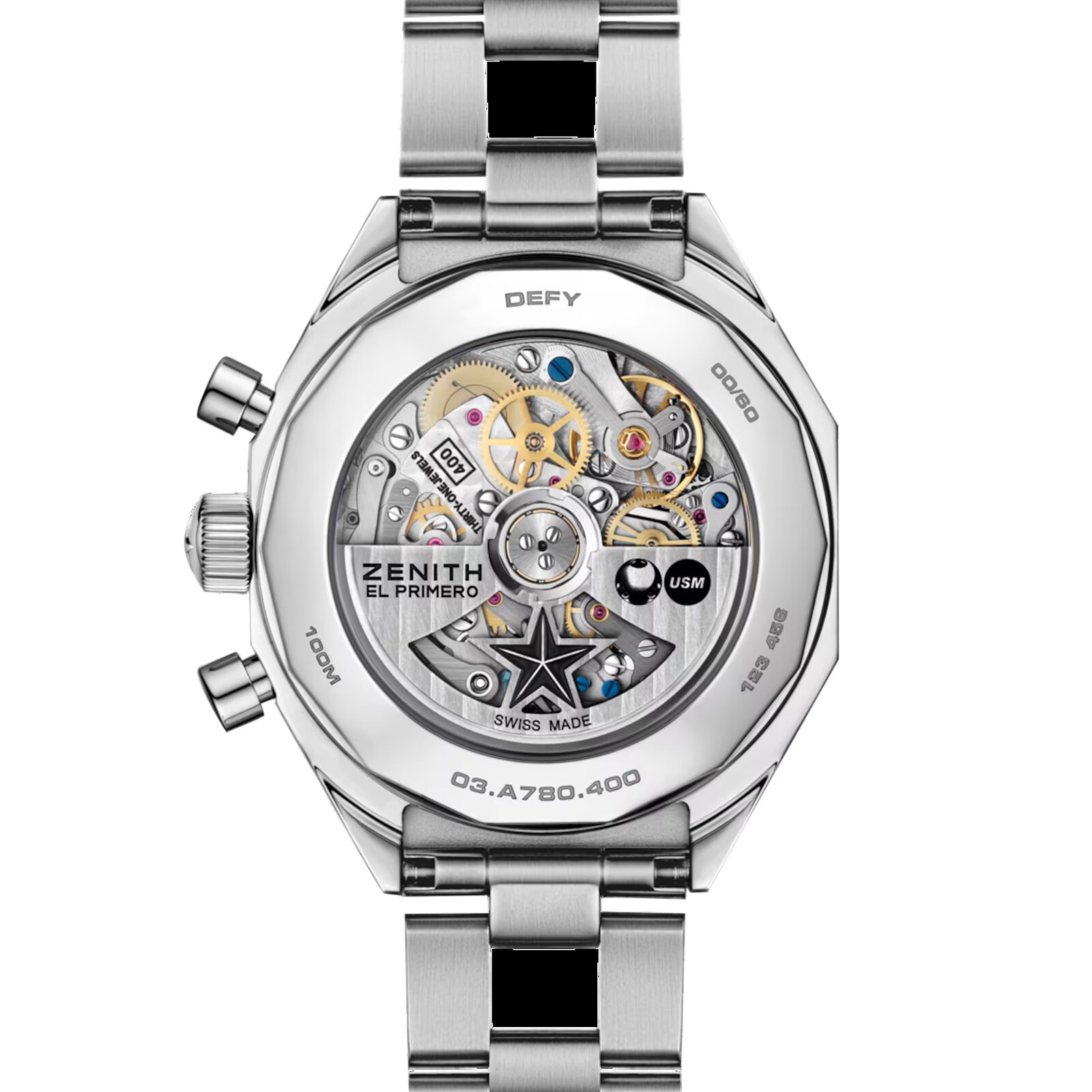 Zenith Defy Chronograph 37mm Limited Edition Mens Watch Blue