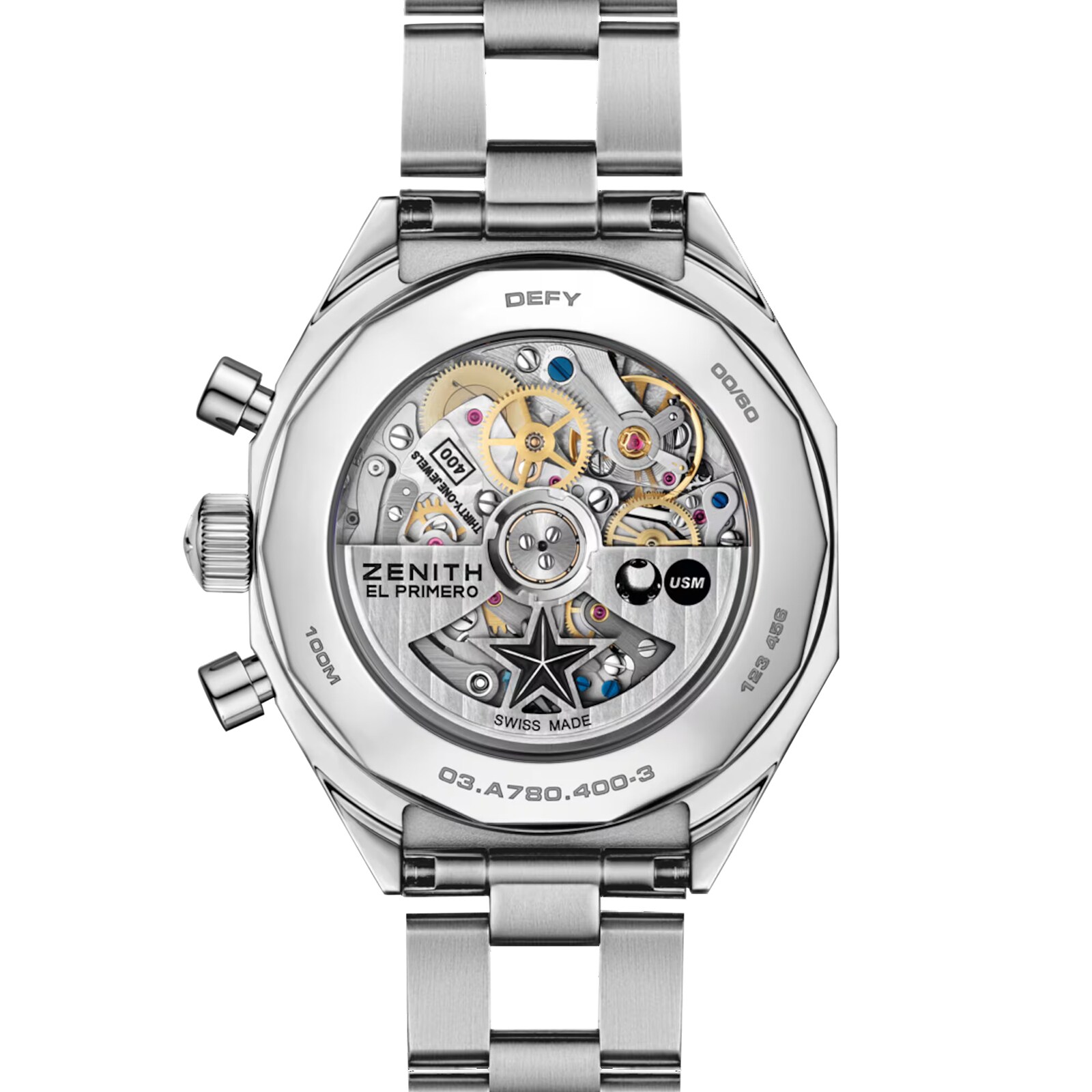 Zenith Defy Chronograph 37mm Limited Edition Mens Watch Orange