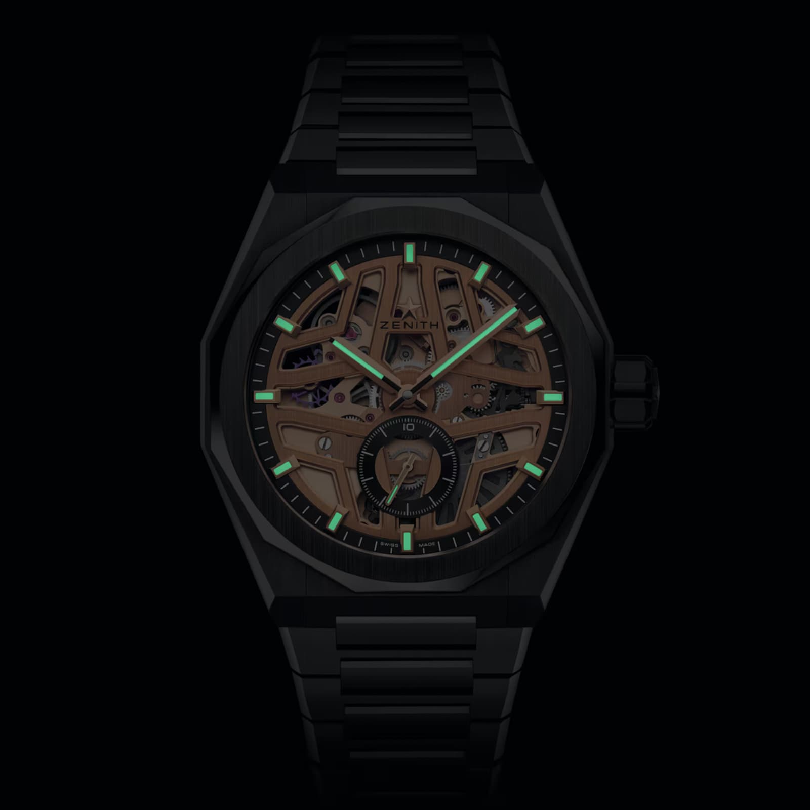Zenith Defy Skyline Skeleton 41mm Mens Watch Black