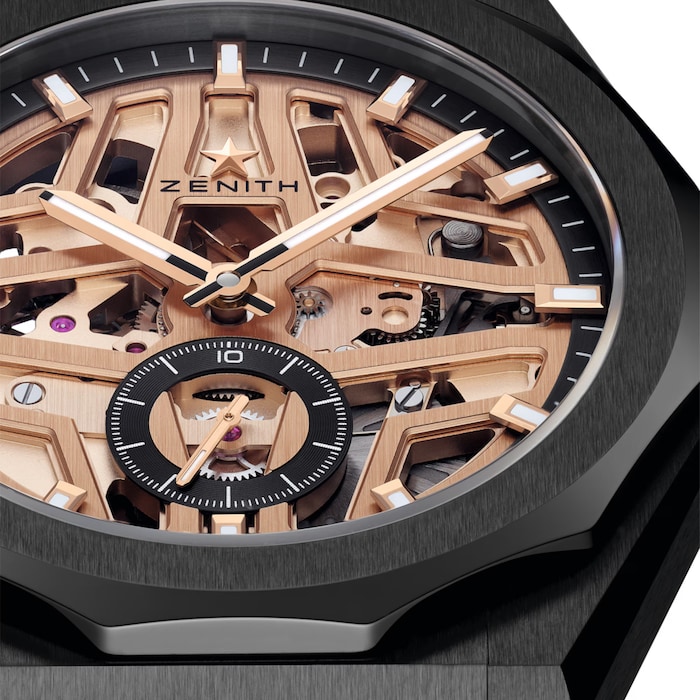 Zenith Defy Skyline Skeleton 41mm Mens Watch Black