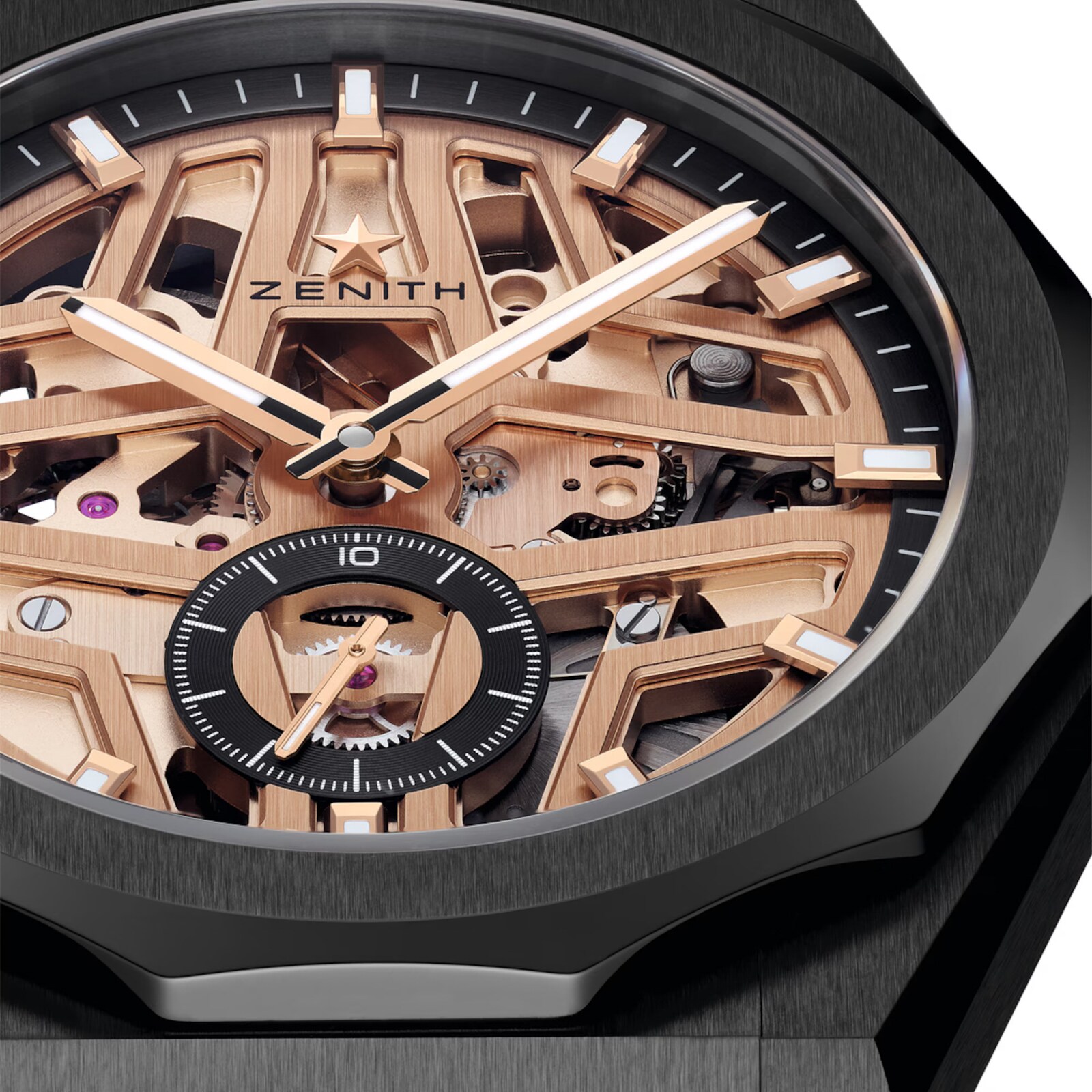 Zenith Defy Skyline Skeleton 41mm Mens Watch Black