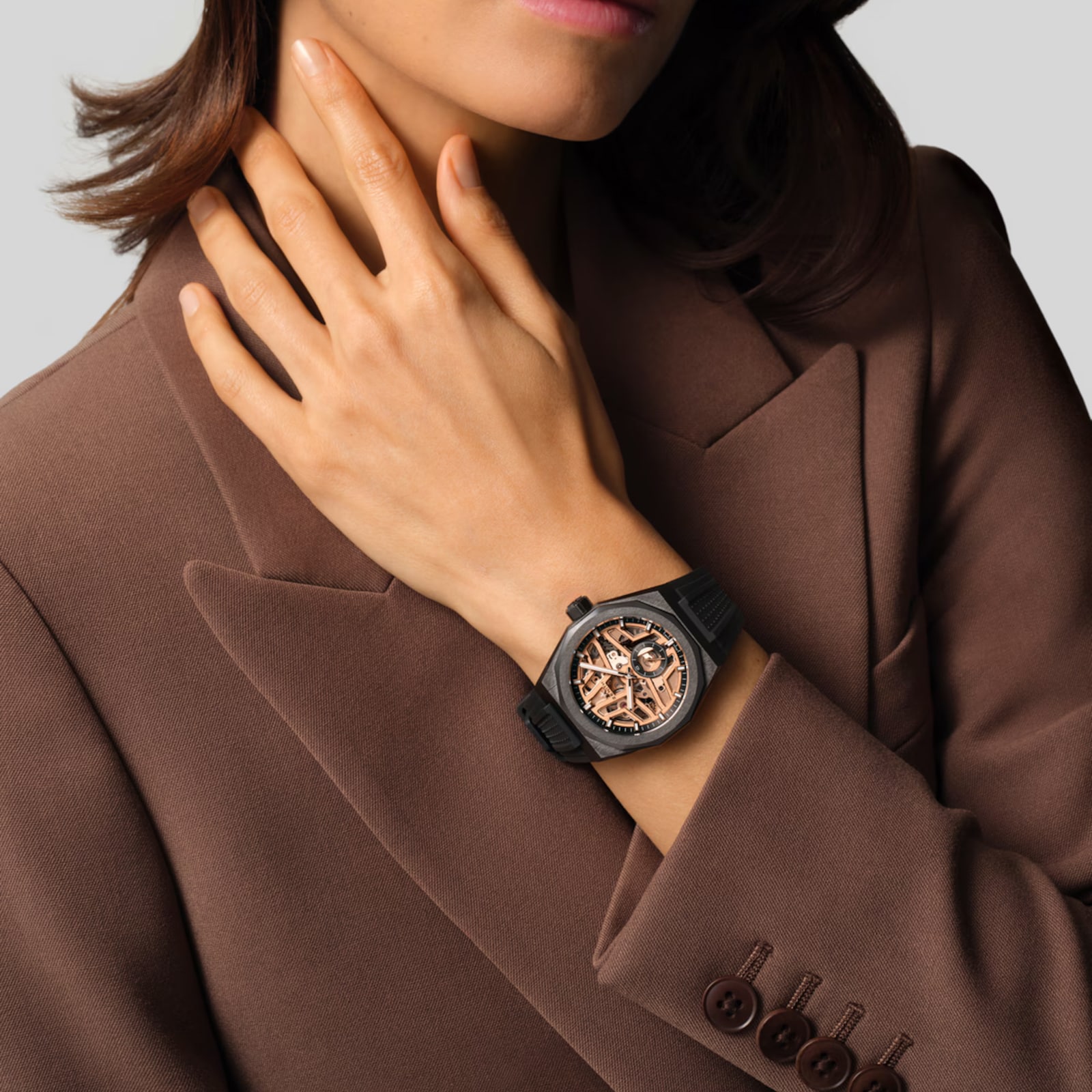 Zenith Defy Skyline Skeleton 41mm Mens Watch Black