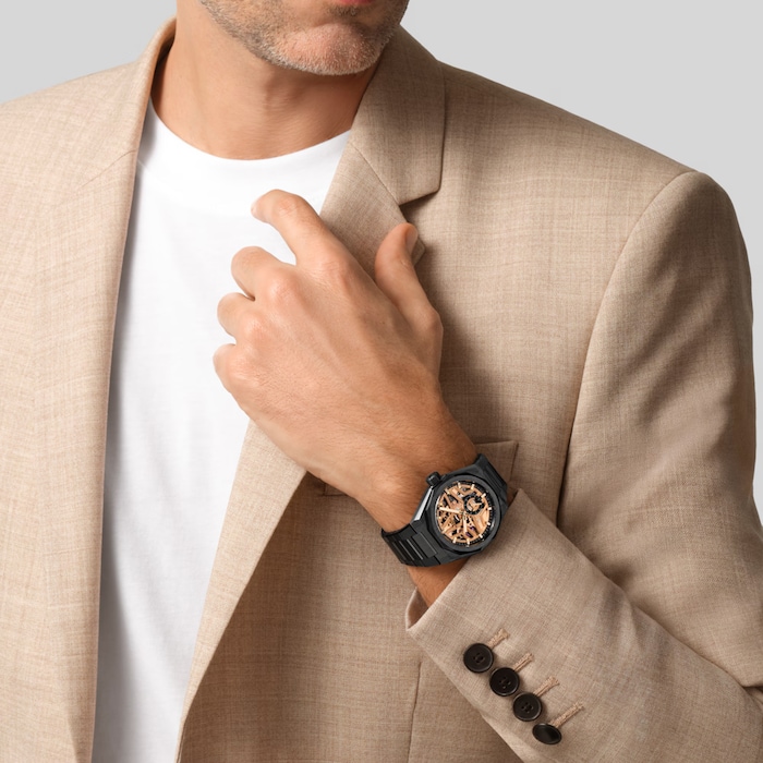 Zenith Defy Skyline Skeleton 41mm Mens Watch Black