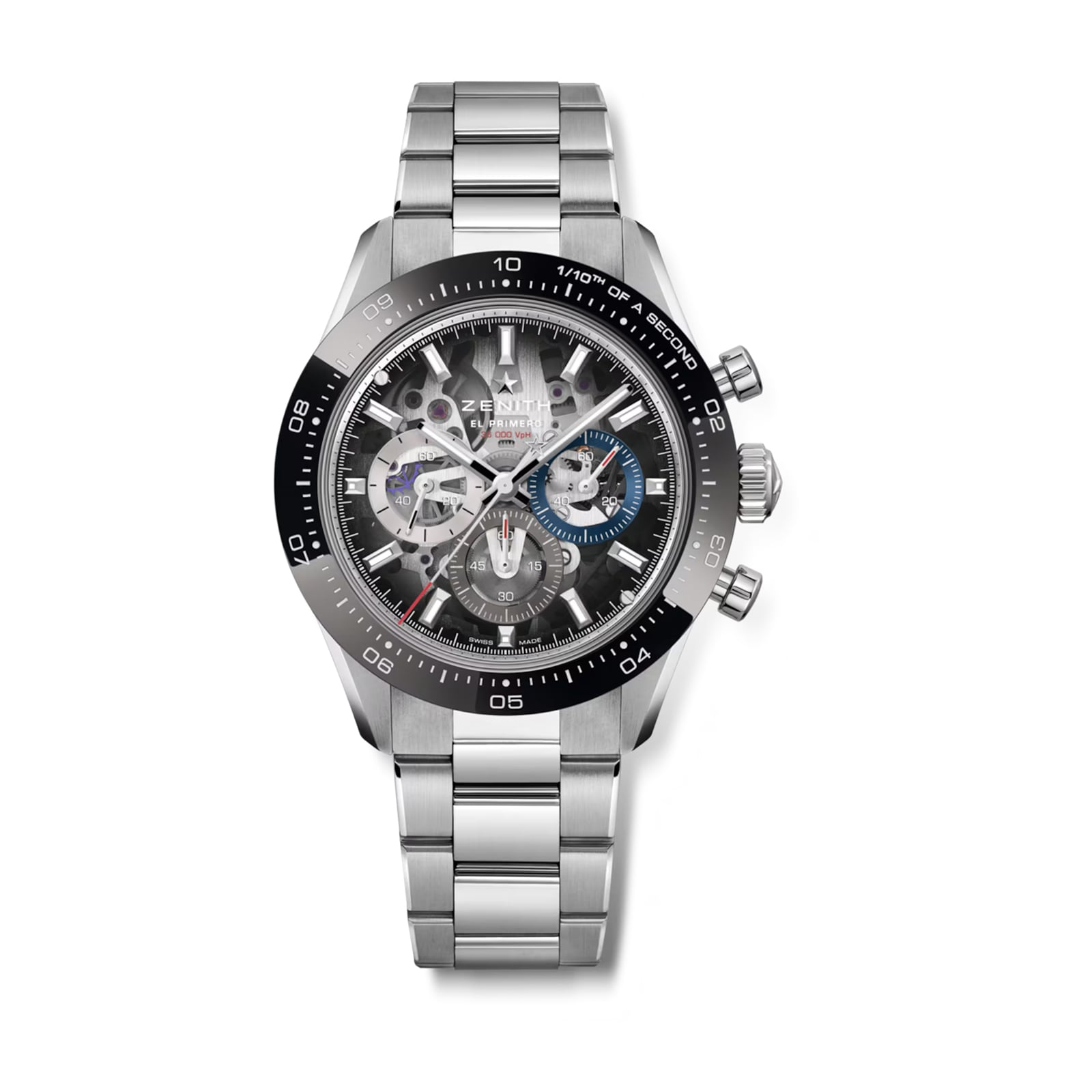 Zenith Chronomaster Sport 41mm Mens Watch Skeleton - Interchangeable Strap