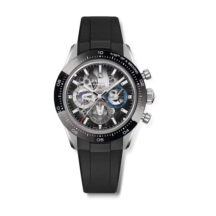 Zenith Chronomaster Sport 41mm Mens Watch Skeleton - Interchangeable Strap
