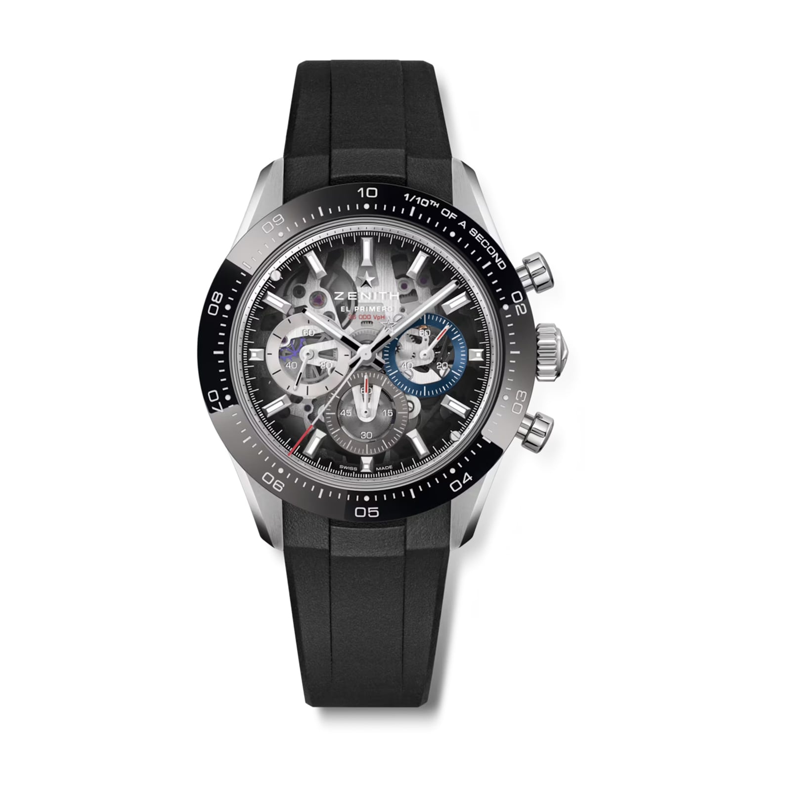 Zenith Chronomaster Sport 41mm Mens Watch Skeleton - Interchangeable Strap
