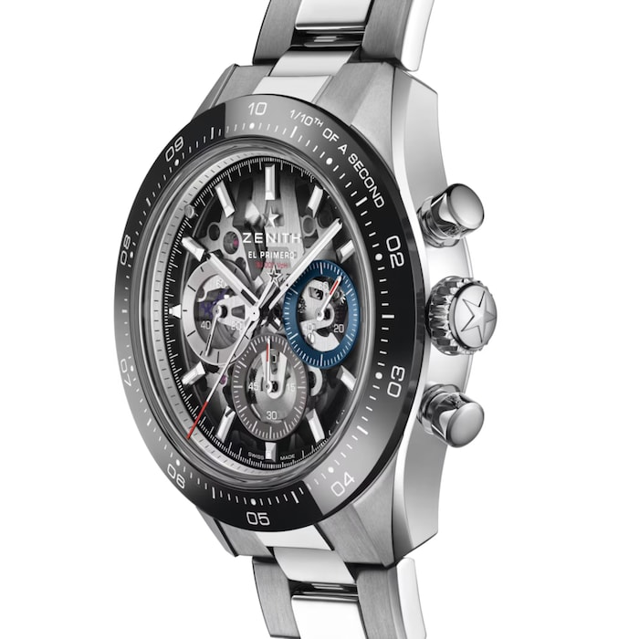 Zenith Chronomaster Sport 41mm Mens Watch Skeleton - Interchangeable Strap
