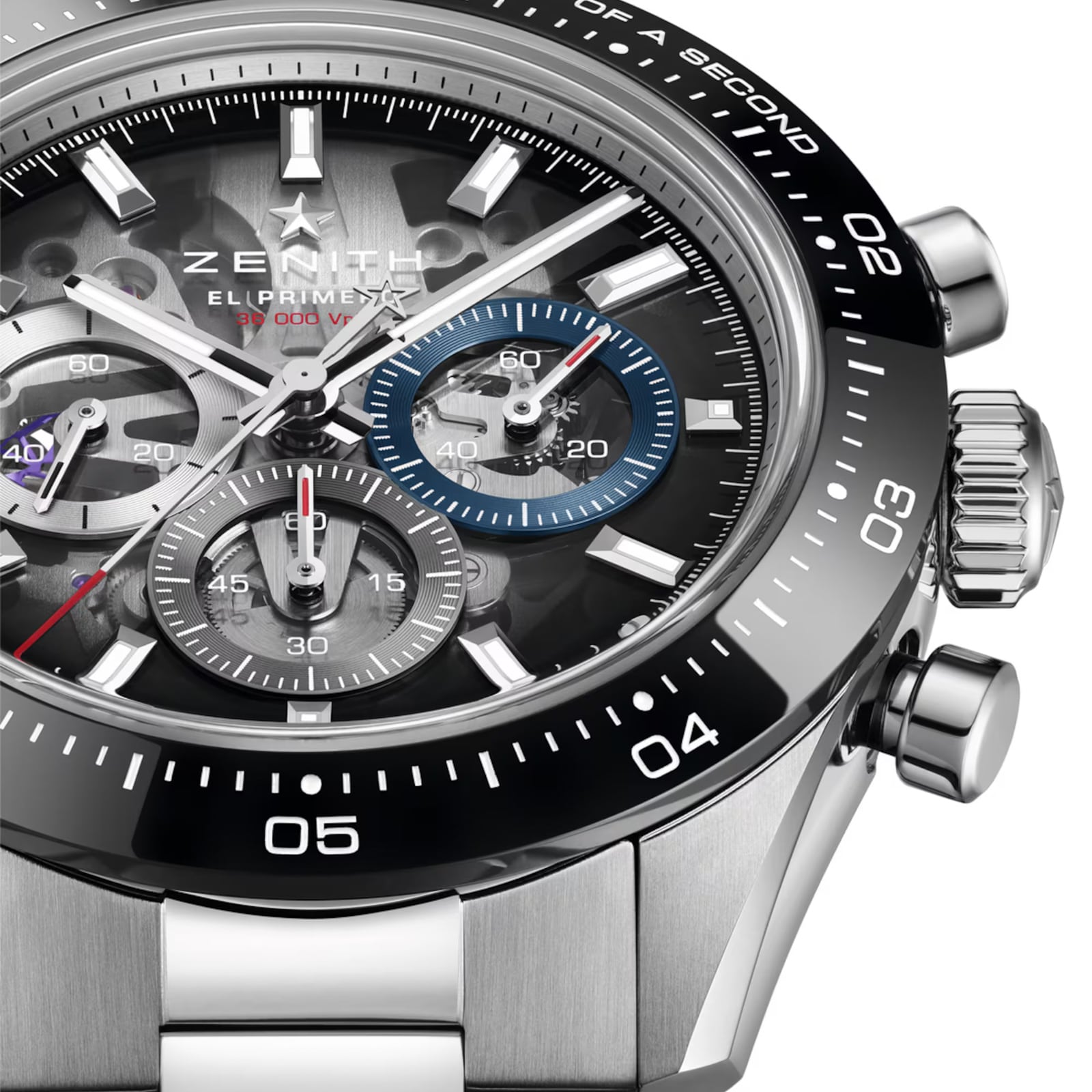 Zenith Chronomaster Sport 41mm Mens Watch Skeleton - Interchangeable Strap