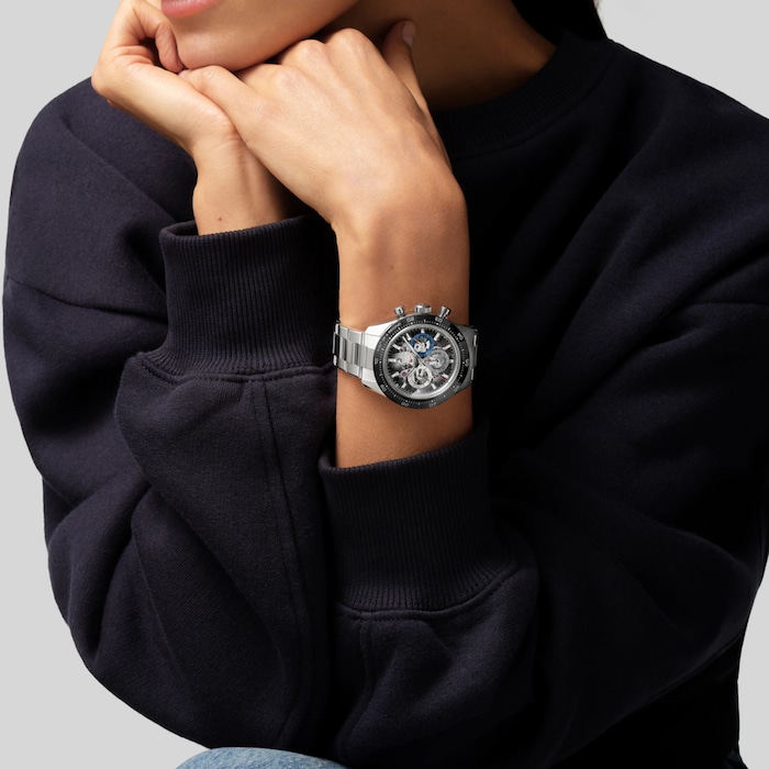 Zenith Chronomaster Sport 41mm Mens Watch Skeleton - Interchangeable Strap