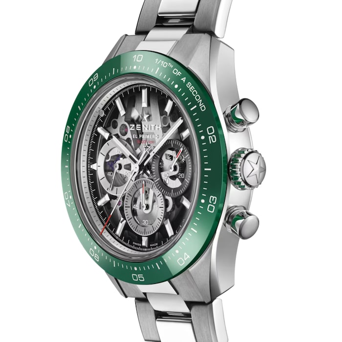 Zenith Chronomaster Sport 41mm Mens Watch Skeleton - Interchangeable Strap