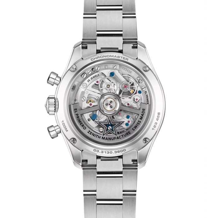 Zenith Chronomaster Sport 41mm Mens Watch Skeleton - Interchangeable Strap