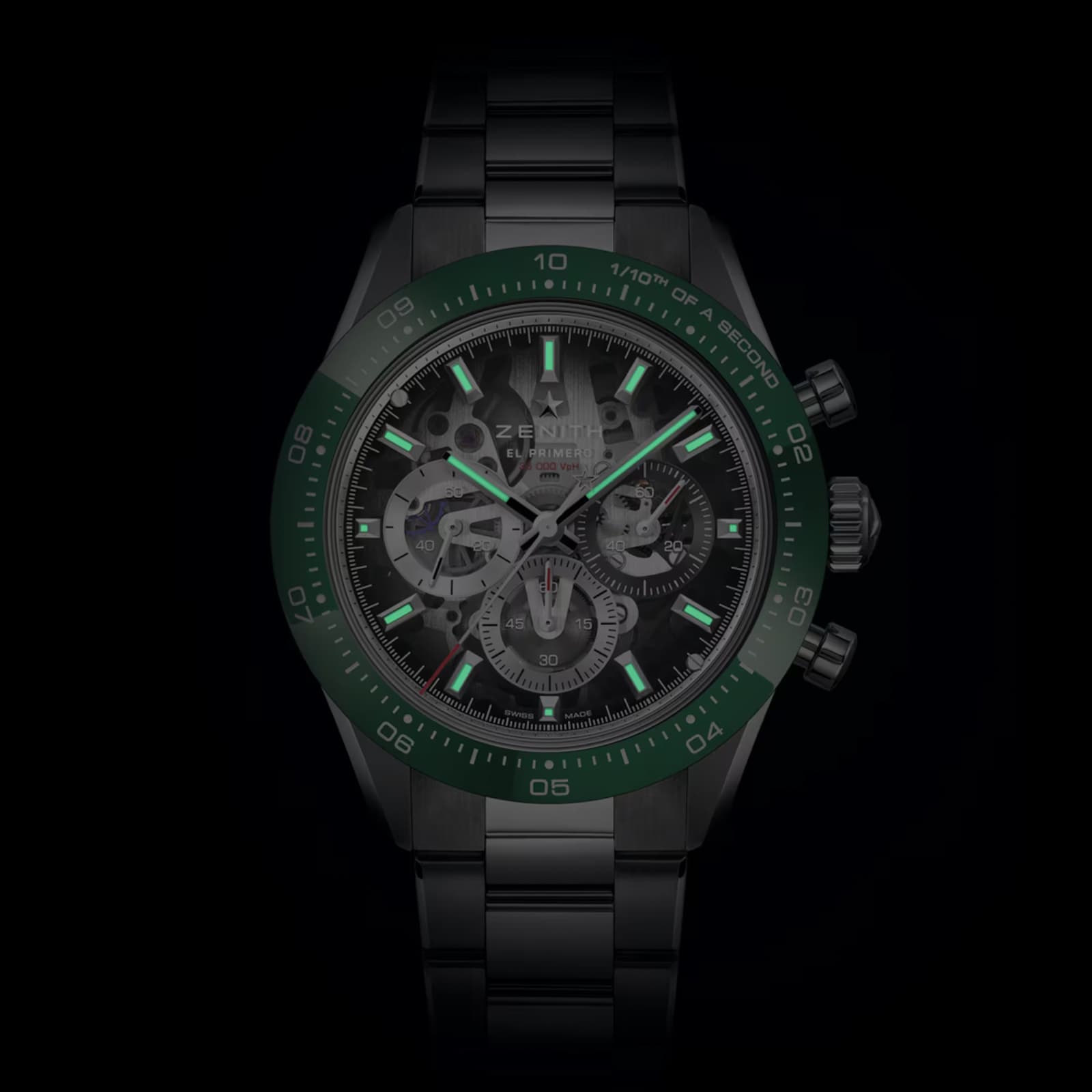 Zenith Chronomaster Sport 41mm Mens Watch Skeleton  - Interchangeable Strap