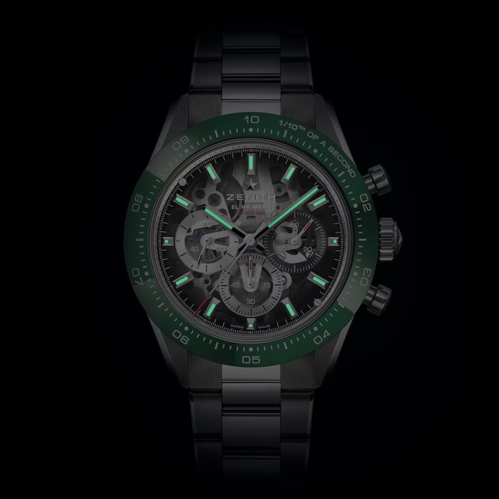 Zenith Chronomaster Sport 41mm Mens Watch Skeleton - Interchangeable Strap