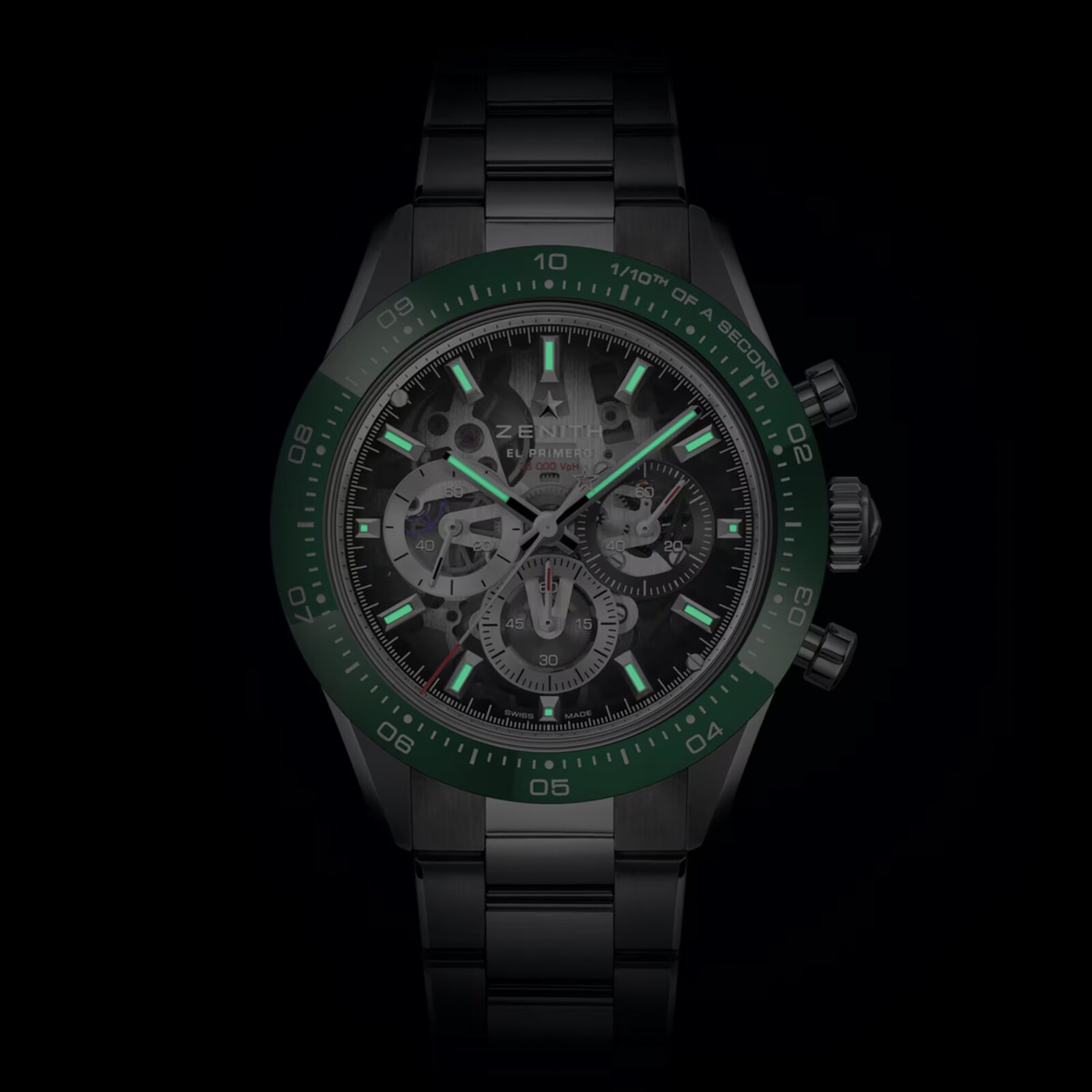 Zenith Chronomaster Sport 41mm Mens Watch Skeleton - Interchangeable Strap