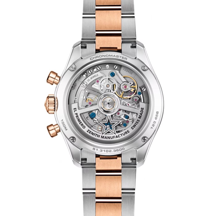 Zenith Chronomaster Sport Limited Edition 41mm Mens Watch Mother Of Pearl - Interchangeable Strap