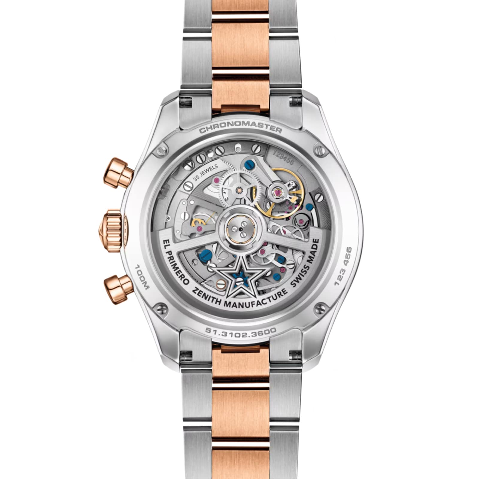 Zenith Chronomaster Sport Limited Edition 41mm Mens Watch Mother Of Pearl - Interchangeable Strap