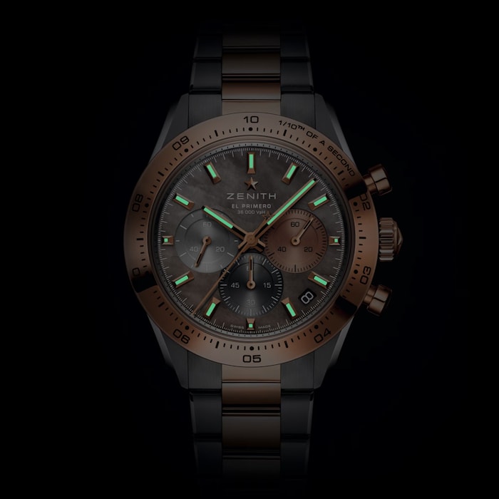 Zenith Chronomaster Sport Limited Edition 41mm Mens Watch Mother Of Pearl - Interchangeable Strap