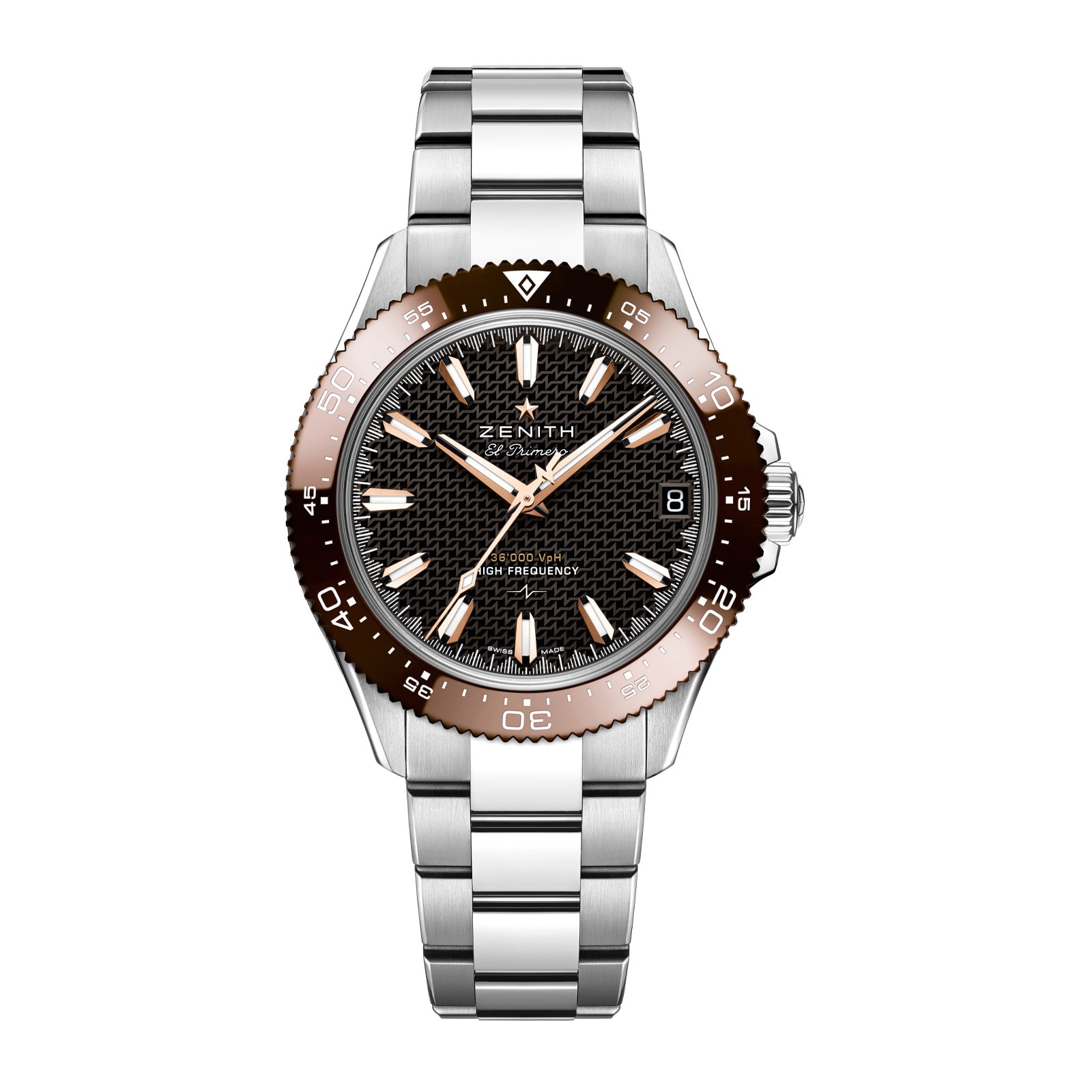 Zenith Chronomaster Solo Sport 40mm Mens Watch Brown Zenith Chronomaster Solo Sport 40mm Mens Watch Brown