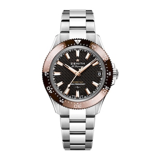 Zenith Chronomaster Solo Sport 40mm Mens Watch Brown Zenith Chronomaster Solo Sport 40mm Mens Watch Brown