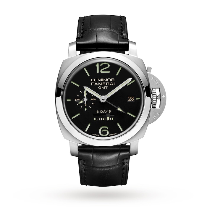 Panerai Luminor 8 Days GMT 44mm Mens Watch