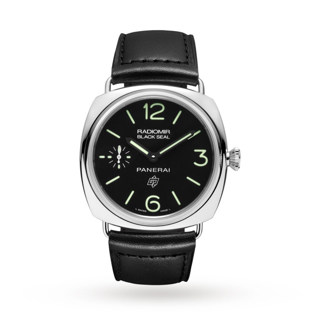 Panerai Radiomir Black Seal Logo Acciaio Mens Watches