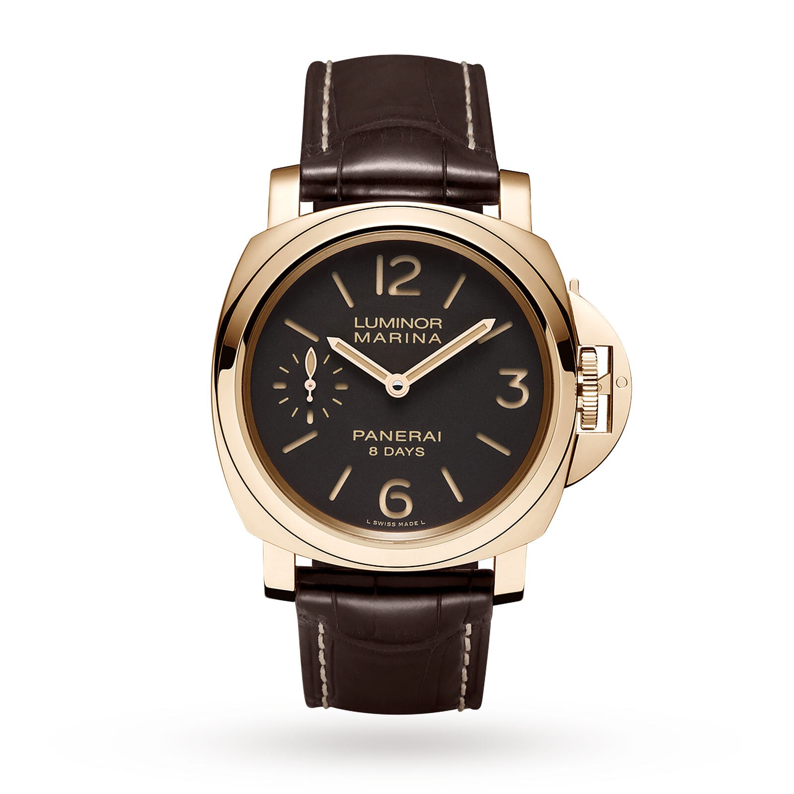 How to Choose A Right Replica Timing under 500: Replica Panerai Luminor 8  Days Oro Rosso Men Watch PAM00511 – the website is about the officine  panerai and its replicas