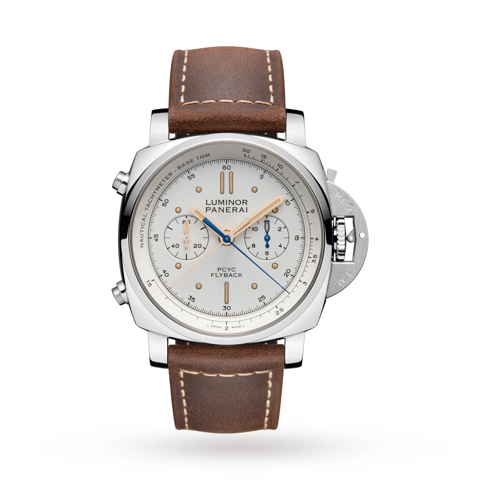 Panerai Luminor Due PCYC 3 Days Chrono Flyback Automatic Acciaio Mens Watches
