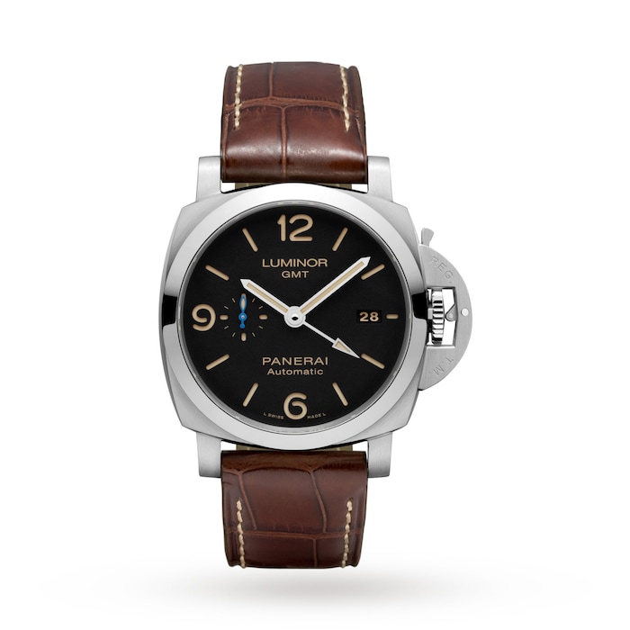 Panerai Luminor Due 3 Days GMT Power Reserve Automatic Acciaio Mens Watches