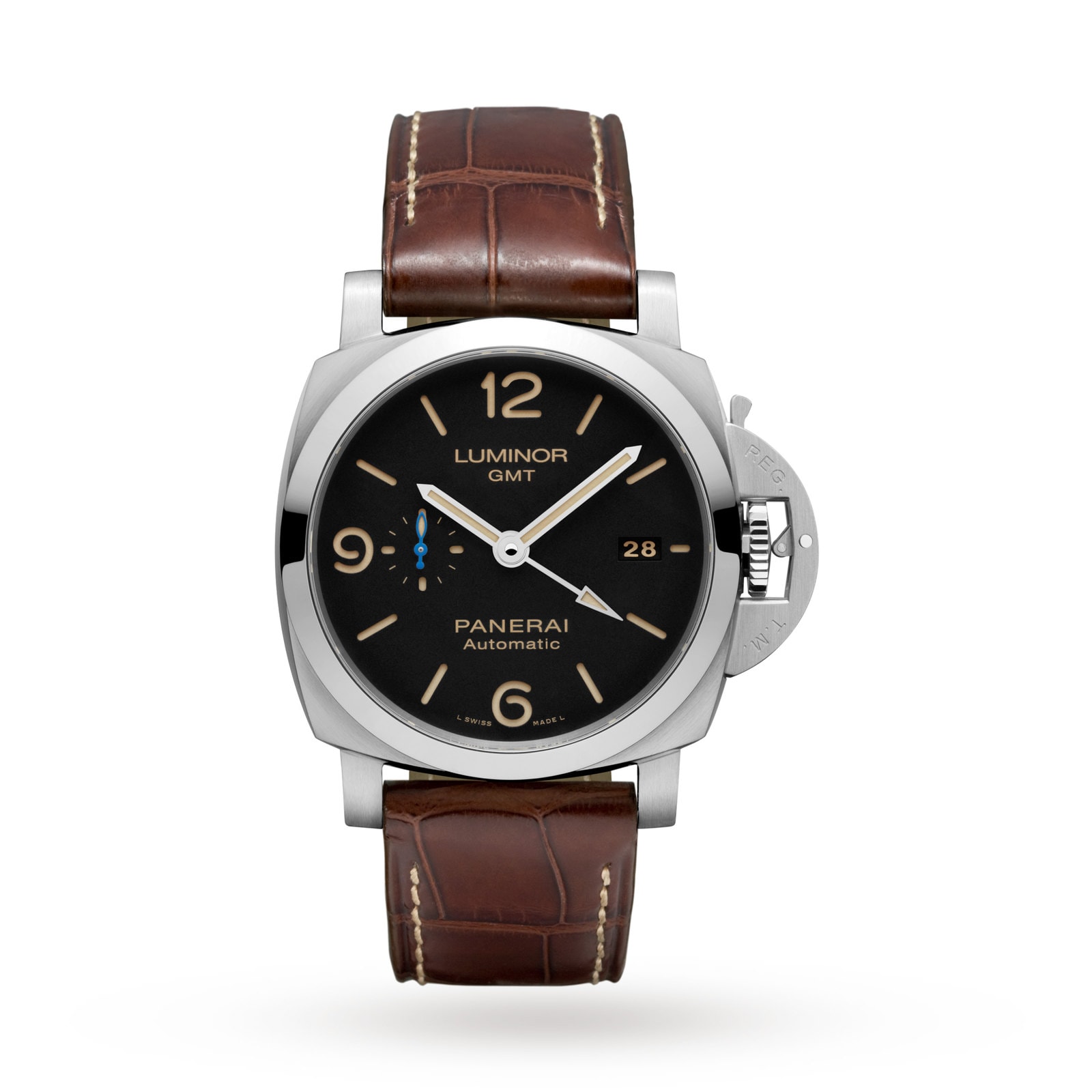 Panerai Luminor Due 3 Days GMT Power Reserve Automatic Acciaio Mens Watches Panerai Luminor Due 3 Days GMT Power Reserve Automatic Acciaio Mens Watches