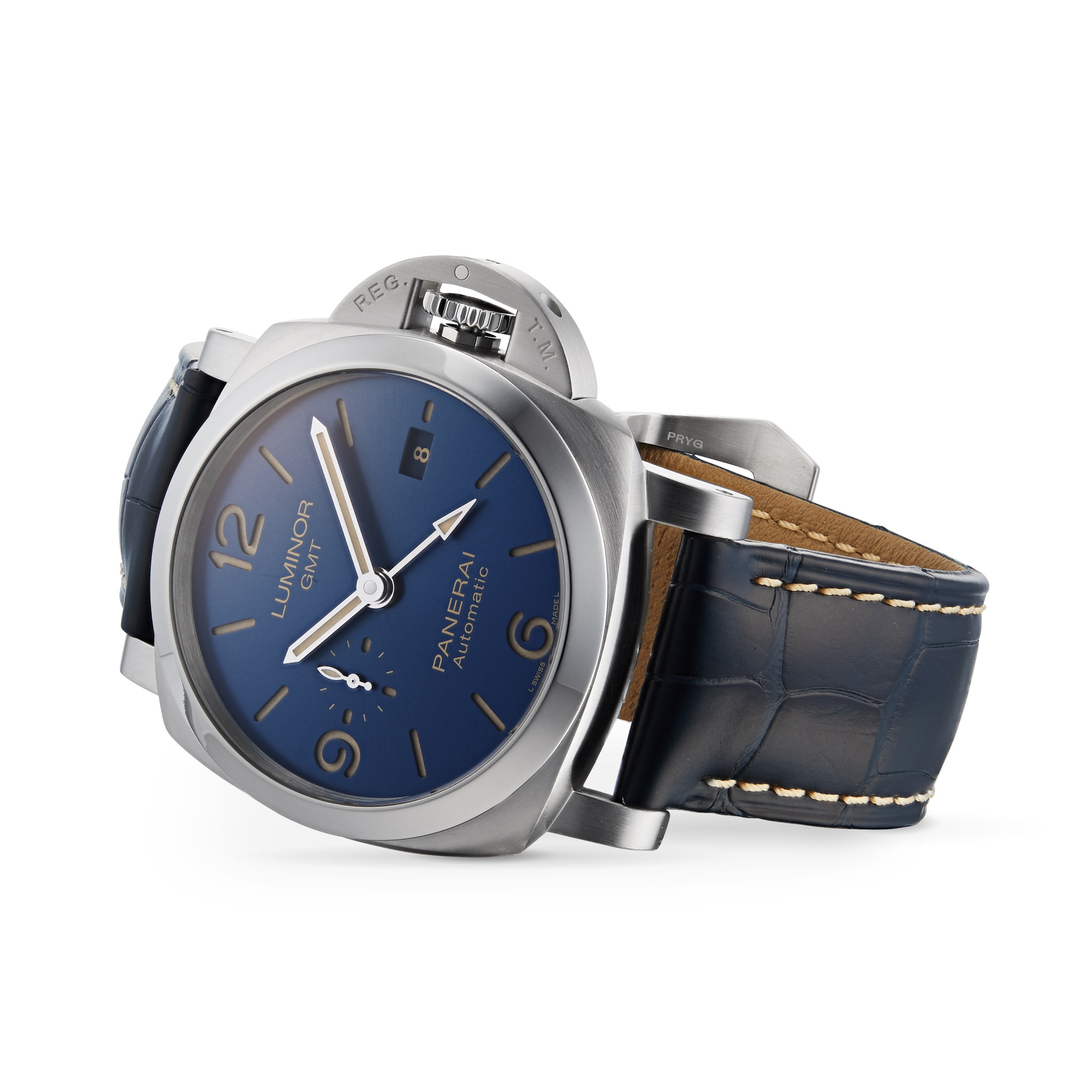 Panerai luminor gmt blue dial sale