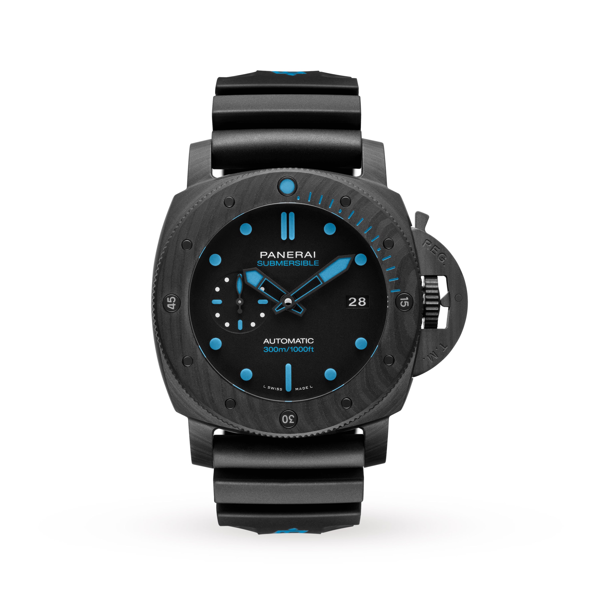 Panerai Submersible Carbotech 47mm Mens Watch Panerai Submersible Carbotech 47mm Mens Watch
