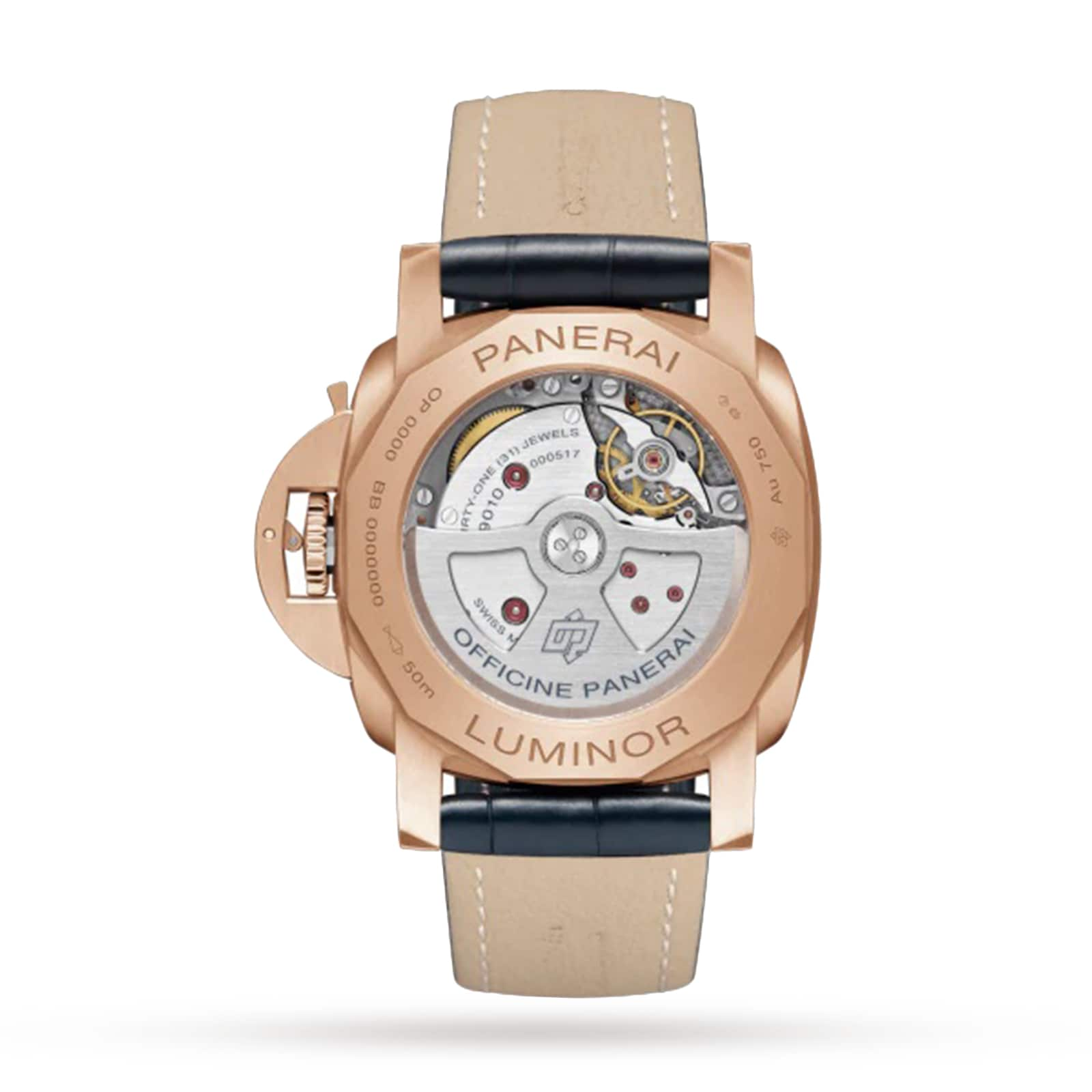 Panerai submersible hot sale rose gold