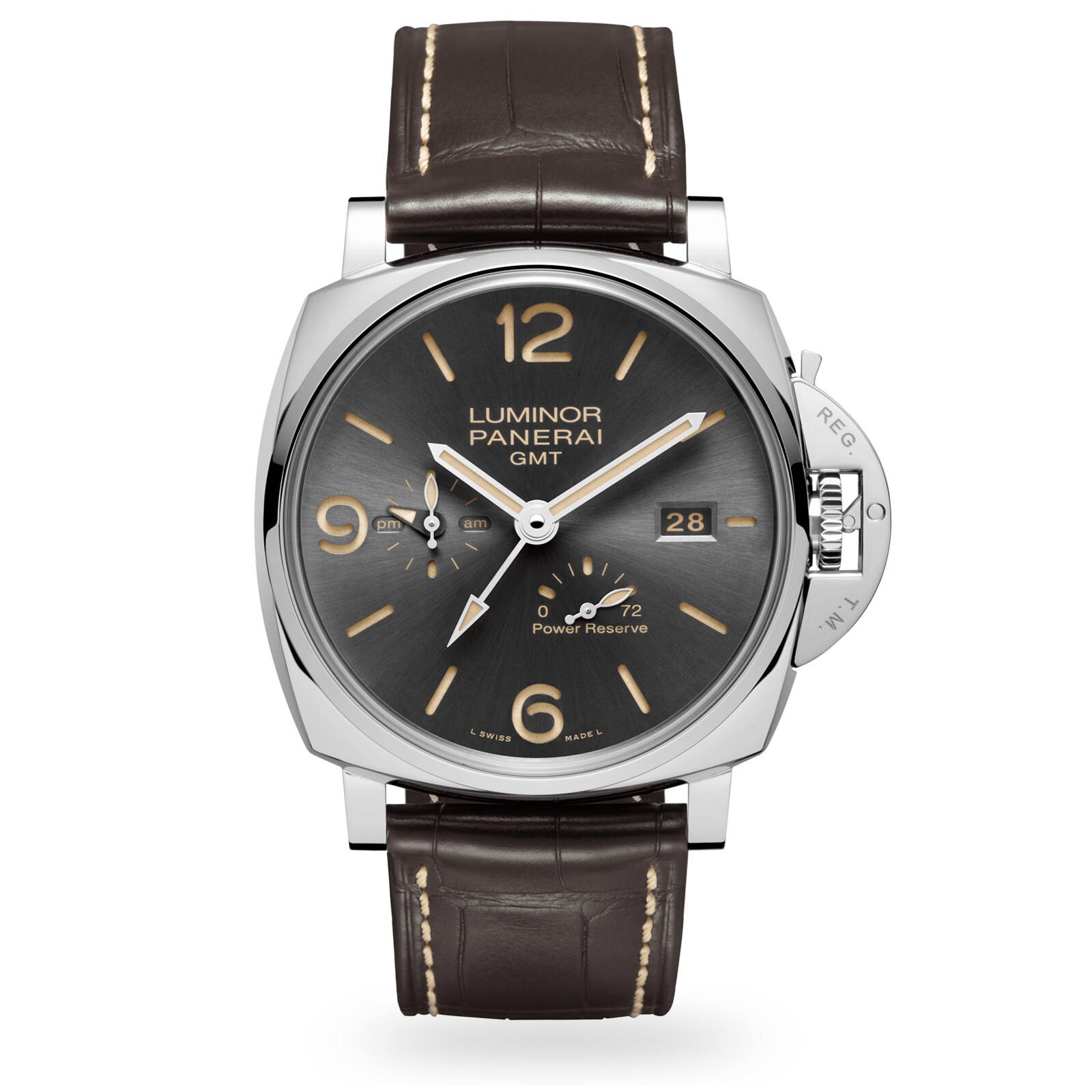 Panerai Luminor Due GMT Power Reserve 45mm Mens Watch