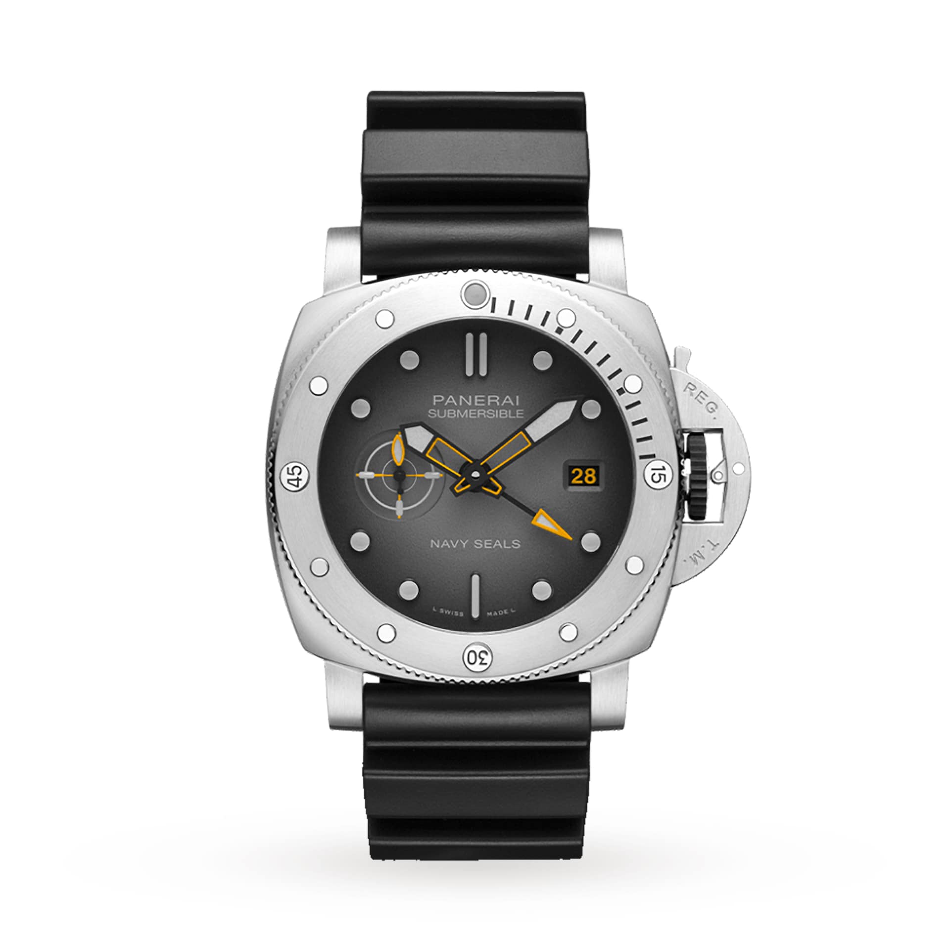 Panerai Submersible GMT Navy Seal Exclusive 44mm Mens Watch Panerai Submersible GMT Navy Seal Exclusive 44mm Mens Watch