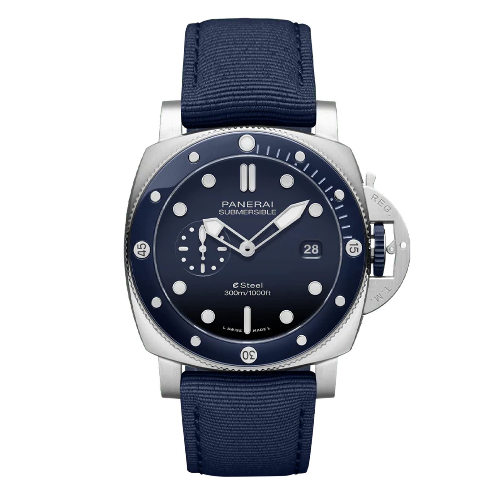 Panerai Submersible QuarantaQuattro Blu Profondo 44mm Mens Watch Blue