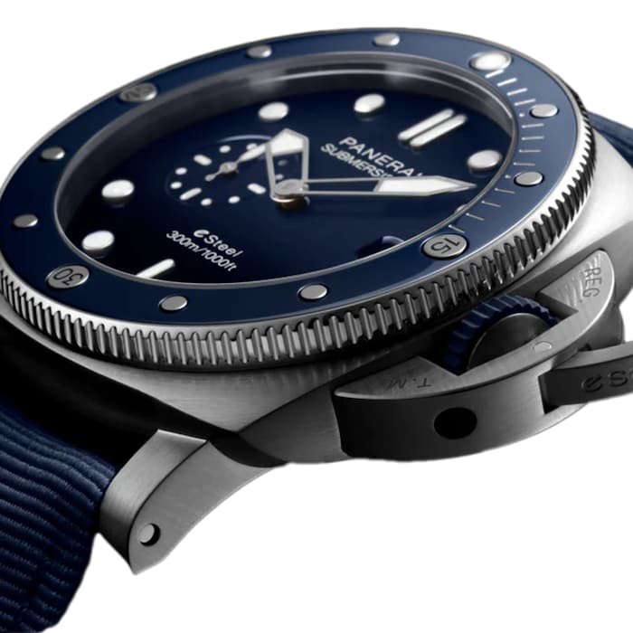 Panerai Submersible QuarantaQuattro Blu Profondo 44mm Mens Watch Blue