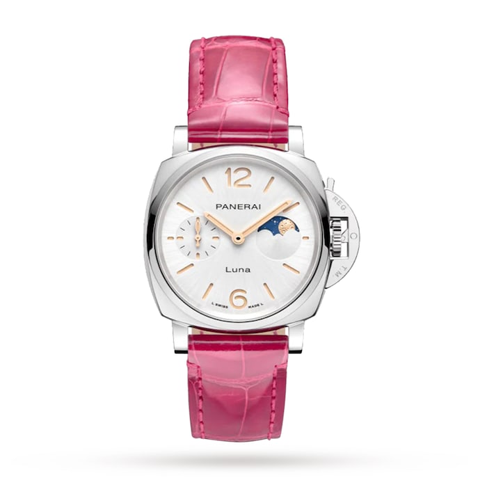 Panerai Luminor Due Luna Moonphase 38mm Ladies Watch - Pink