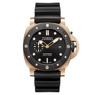 Panerai Submersible QuarantaQuattro Goldtech™ OroCarbo 44mm Mens Watch