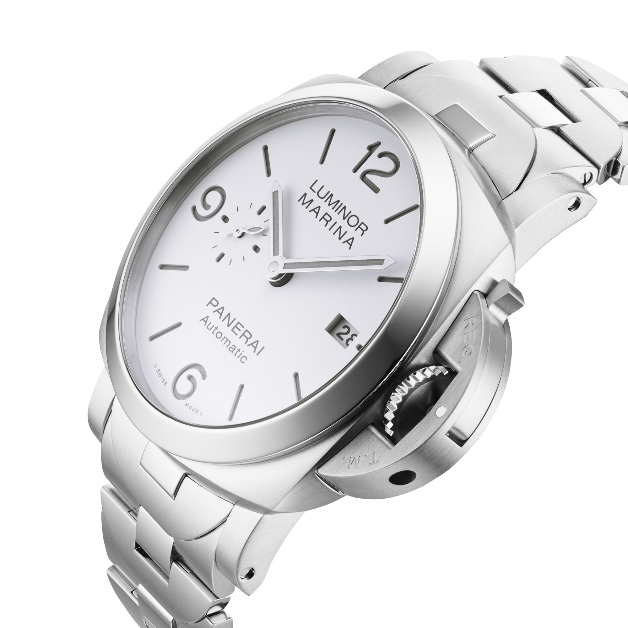 Panerai luminor hot sale white dial