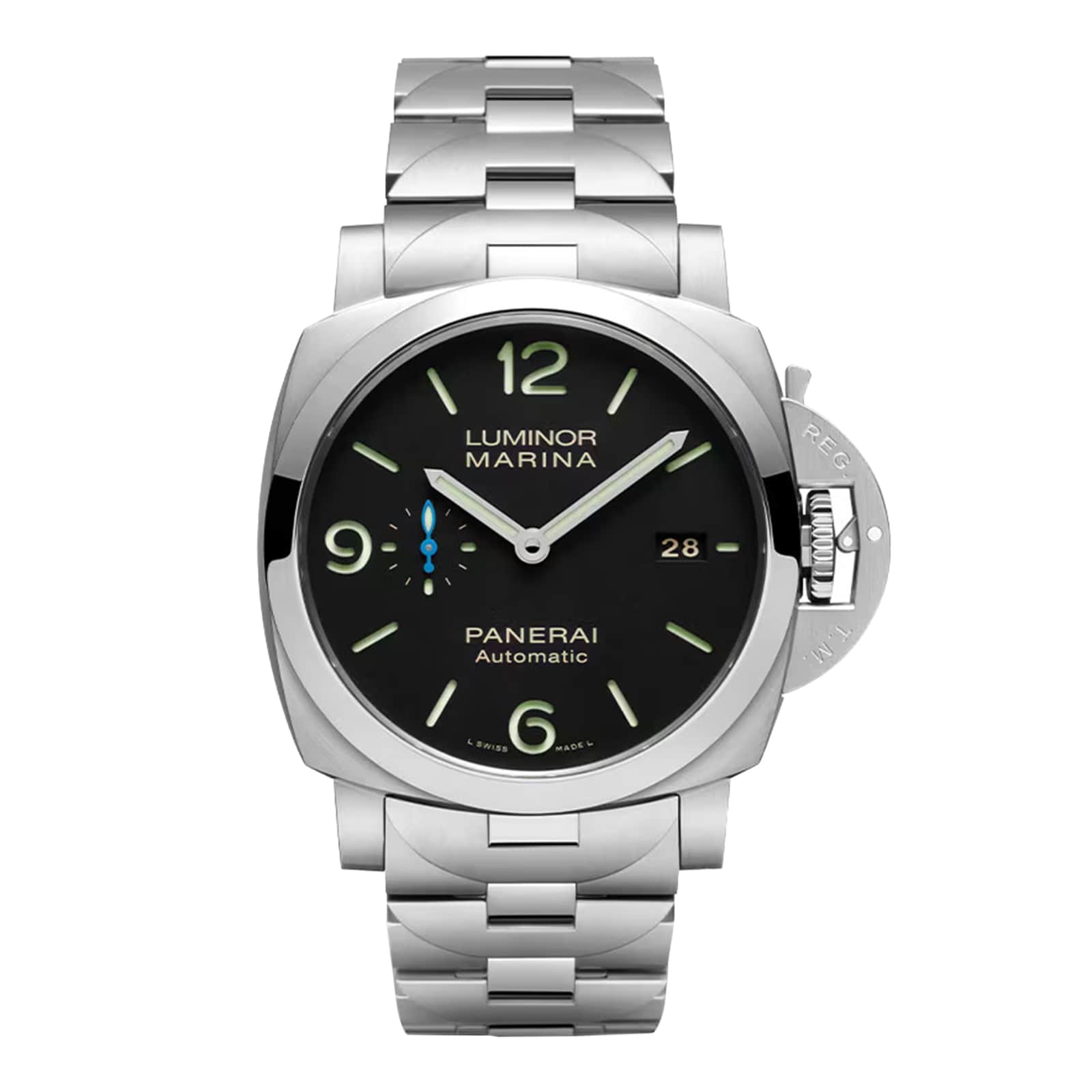 Panerai 3 Days Automatic 42 mm Watch in Black Dial