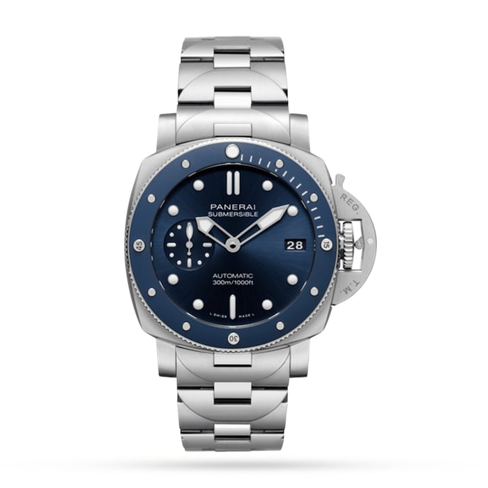 Panerai Submersible Blu Notte 42mm Mens Watch