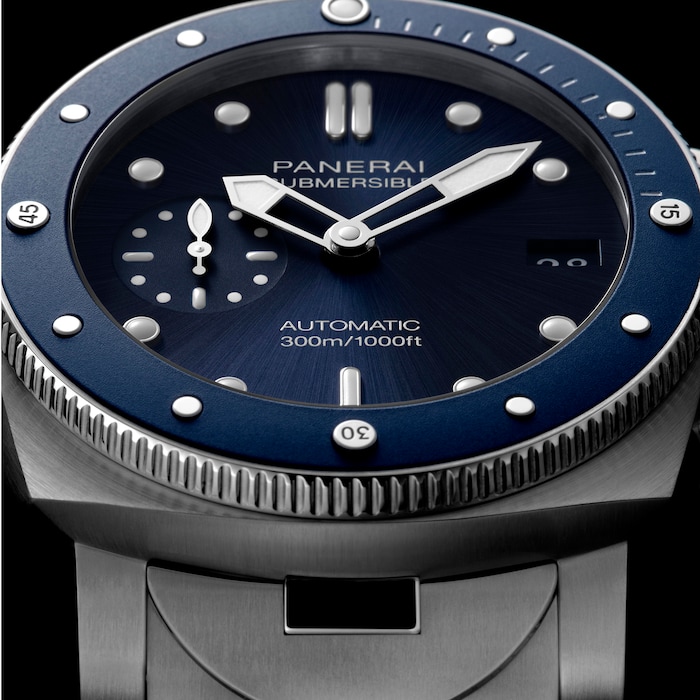 Panerai Submersible Blu Notte 42mm Mens Watch