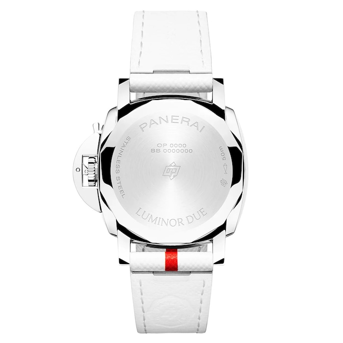 Panerai Luminor Due Luna Rossa 38mm Ladies Watch White