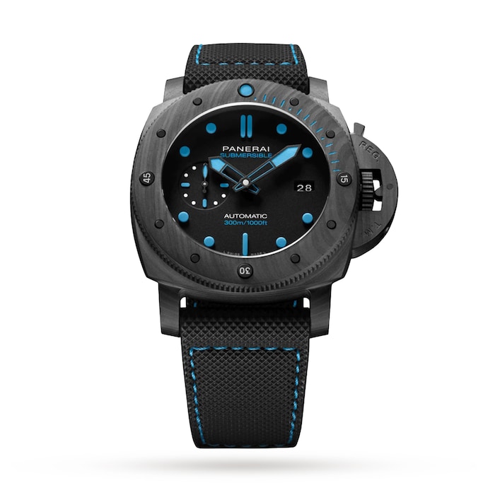 Panerai Submersible Carbotech 47mm Mens Watch
